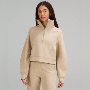 Lululemon Scuba Oversized Funnel Neck Half Zip Trench M/L